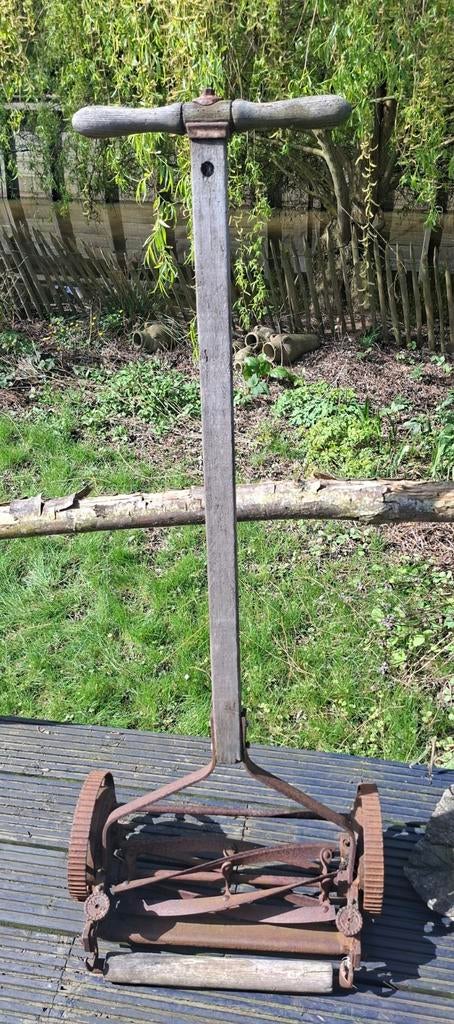 Antieke grasmaaier, Tuin en Terras, Grasmaaiers, Ophalen, Gebruikt