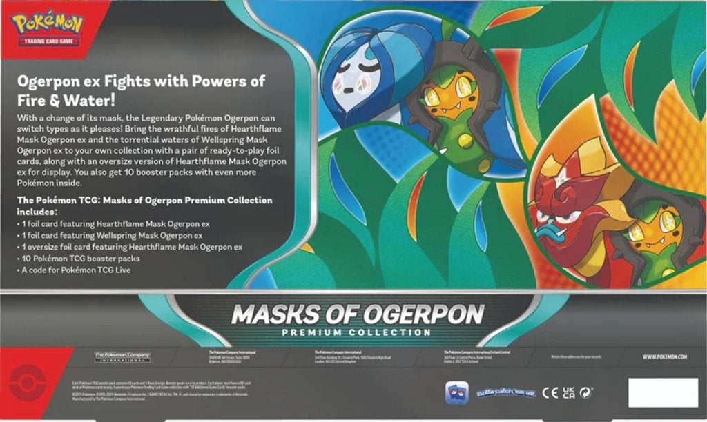 Pokémon Masks of Ogerpon Premium Collection Box, Ophalen of Verzenden, Nieuw, Boosterbox, Foil