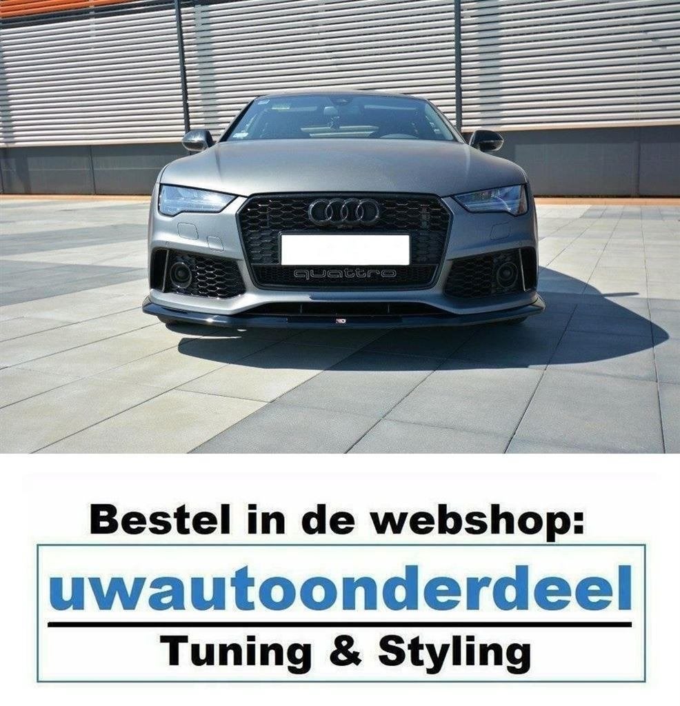 Maxton Voorspoiler Lip Splitter Voor Audi RS7 Spoiler, Verzenden
