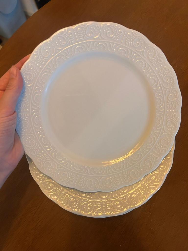 6 Kutahya Porselein Borden, Ophalen, Aardewerk, Wedgwood, Bord(en)