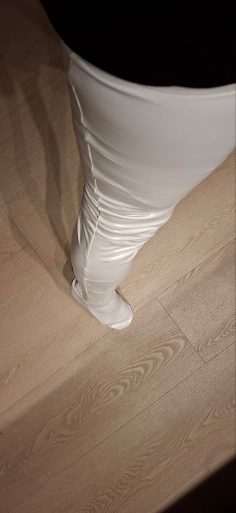 Pu ( kinky) lak overknee kousen / sokken ( nieuw), Verzenden, Nieuw, Wit, Legging