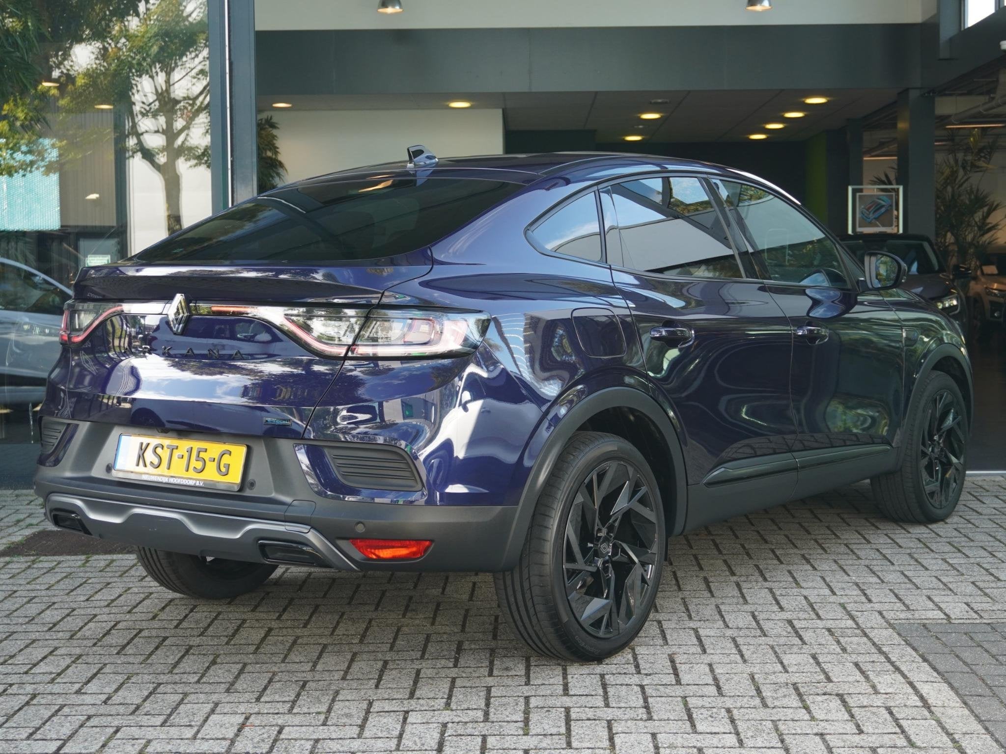 Renault Arkana 1.6 E-Tech full hybrid 145 esprit Alpine AUTO, Auto's, Gebruikt, Euro 6, 4 cilinders, Blauw