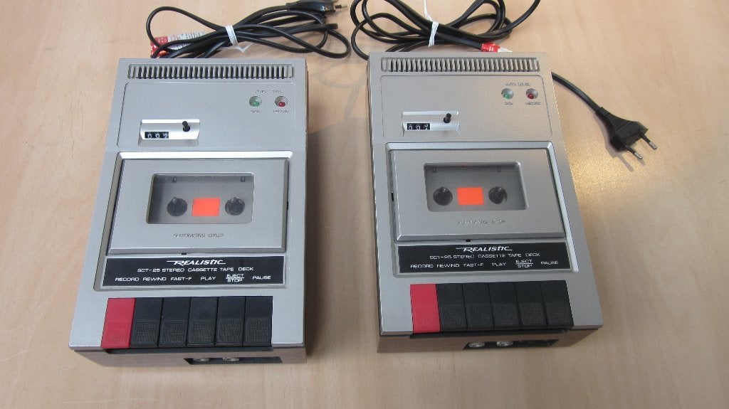 Realistic SCT-25 Stereo Cassette Tape Deck, Audio, Tv en Foto, Cassettedecks, Enkel, Overige merken, Tape counter, Ophalen of Verzenden