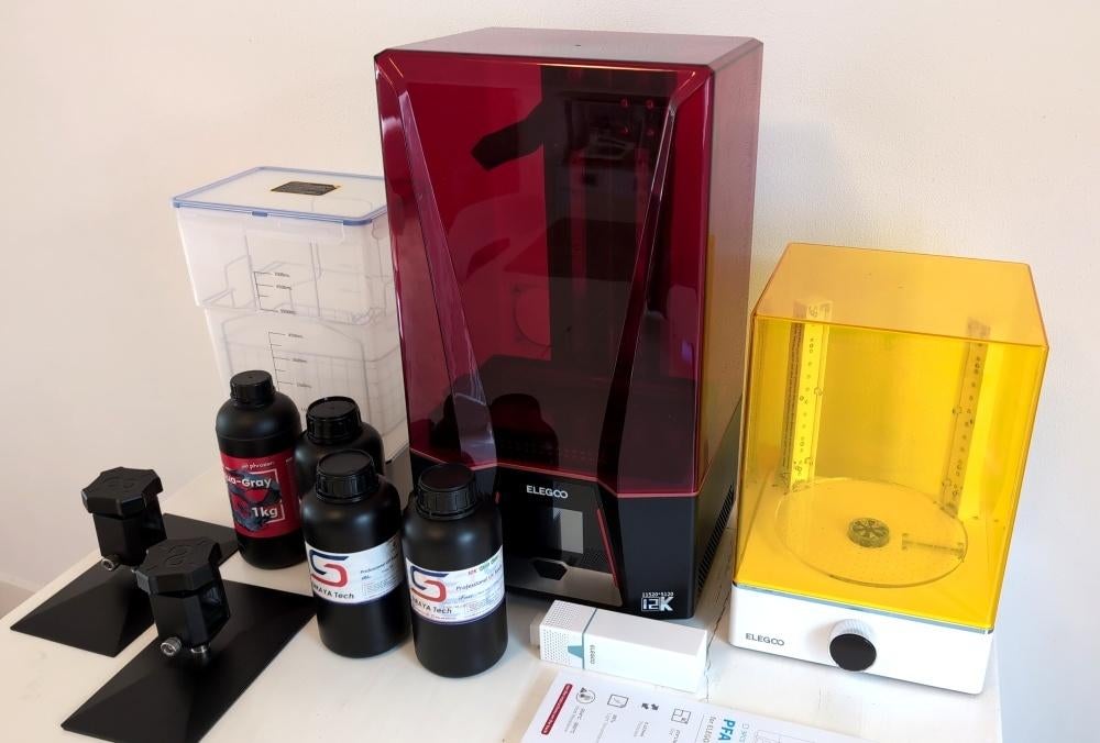 Complete 3D printer resin set 12K, Ophalen, ELEGOO, Resin/Hars, Zo goed als nieuw