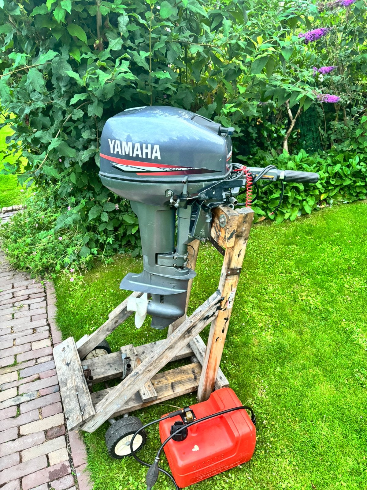 Yamaha buitenboordmotor 15 pk, Ophalen, Zo goed als nieuw, Benzine, Minder dan 5 pk