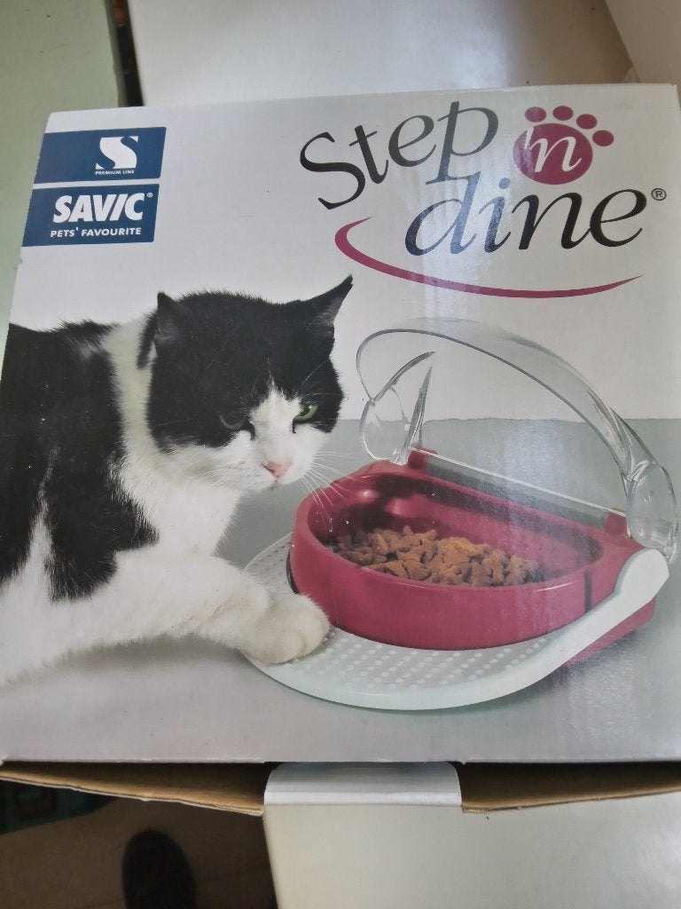 kattenvoerbak step in dine, Ophalen of Verzenden, Nieuw