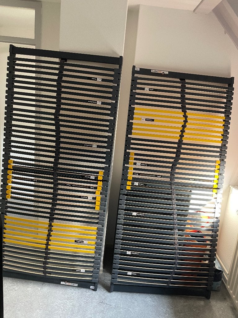 Lattenbodem (2x) Boss Flex 600, Ophalen, 90 cm, Eenpersoons, Zo goed als nieuw