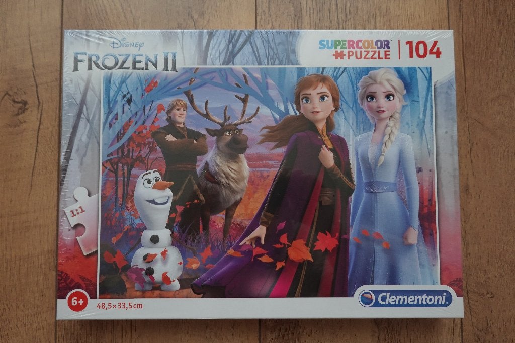 NIEUW | Clementoni puzzel Disney Frozen 2 (104 stukjes), Ophalen, Meer dan 50 stukjes, Nieuw, 6 jaar of ouder
