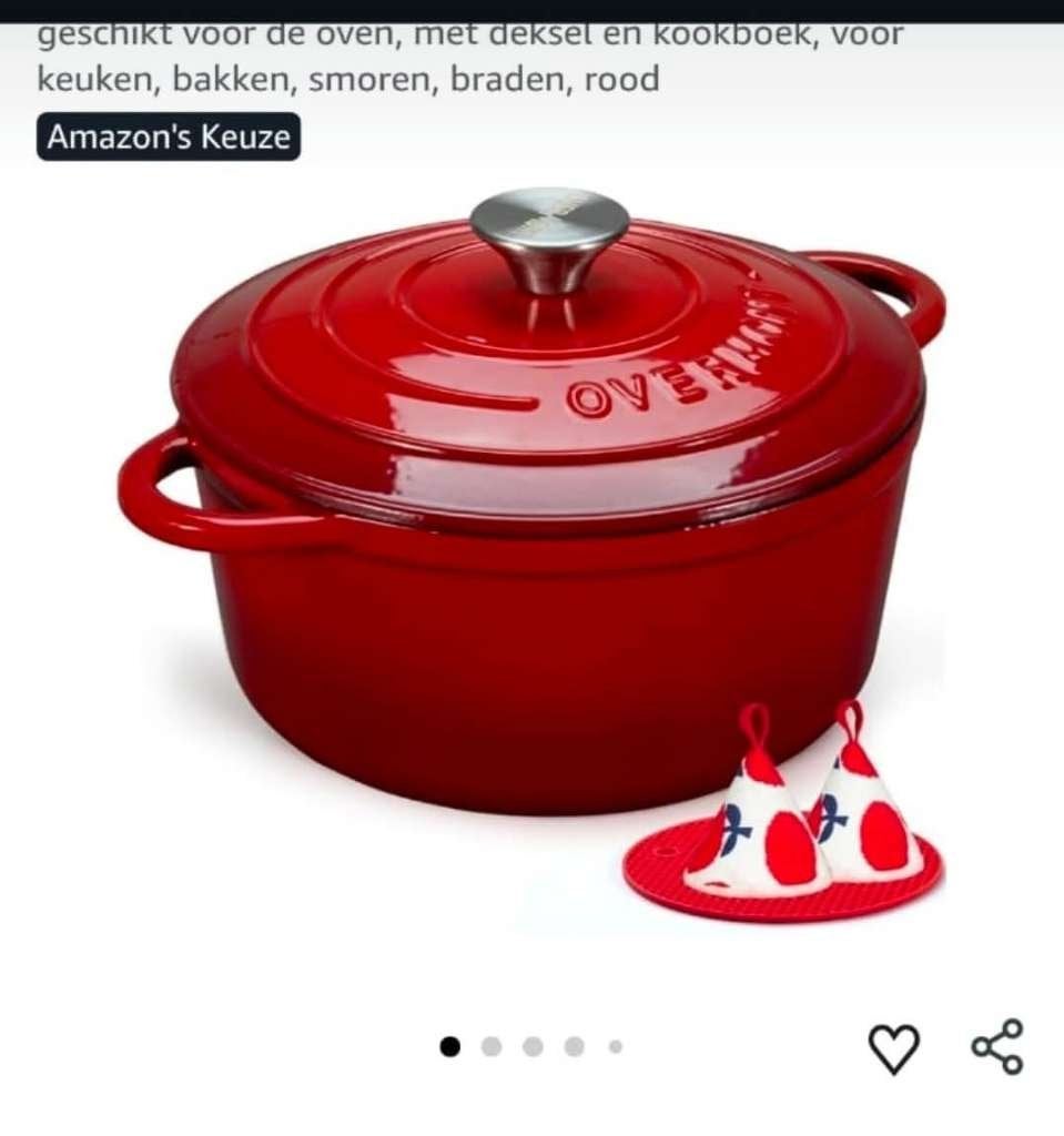 Gierijzeren pan nieuw, Gietijzer, Nieuw, Ophalen of Verzenden, A