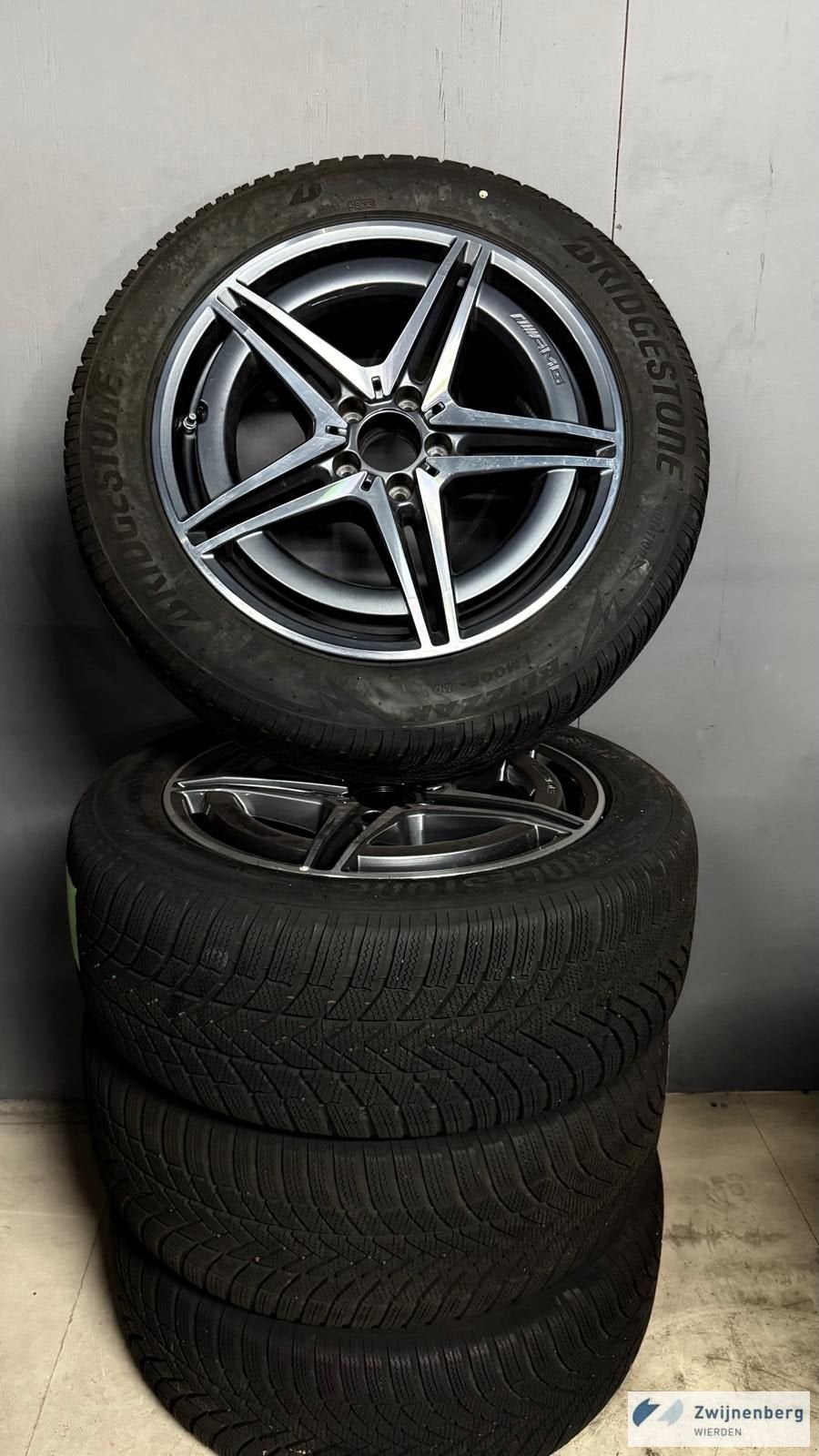 Originele Mercedes Benz EQC AMG winterwielen 19 inch N293 ve, Auto-onderdelen, Banden en Velgen, Gebruikt, -, -, Banden en Velgen