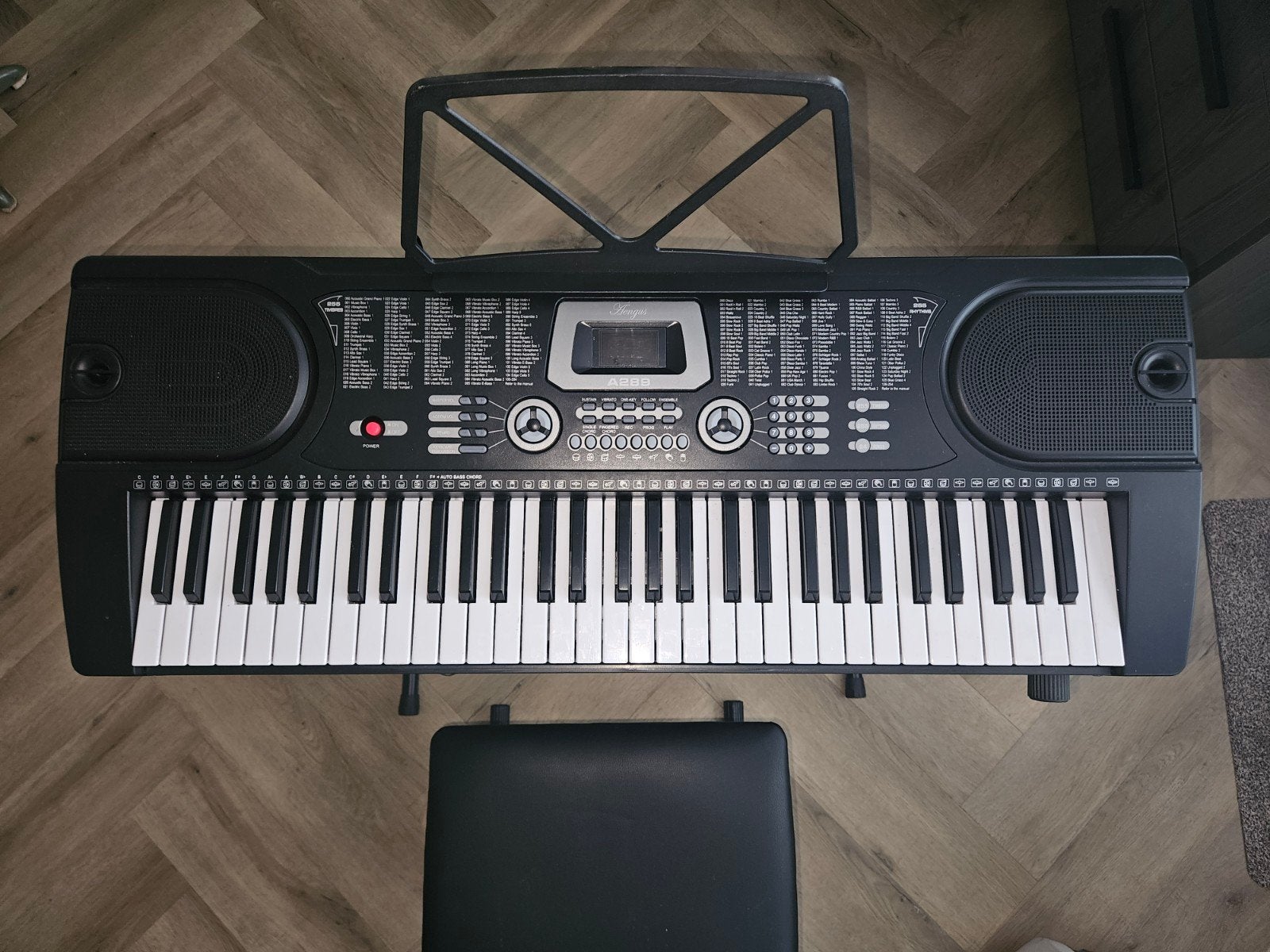 AENGUS keyboard 61 piano met standaard en krukje, Muziek en Instrumenten, Ophalen