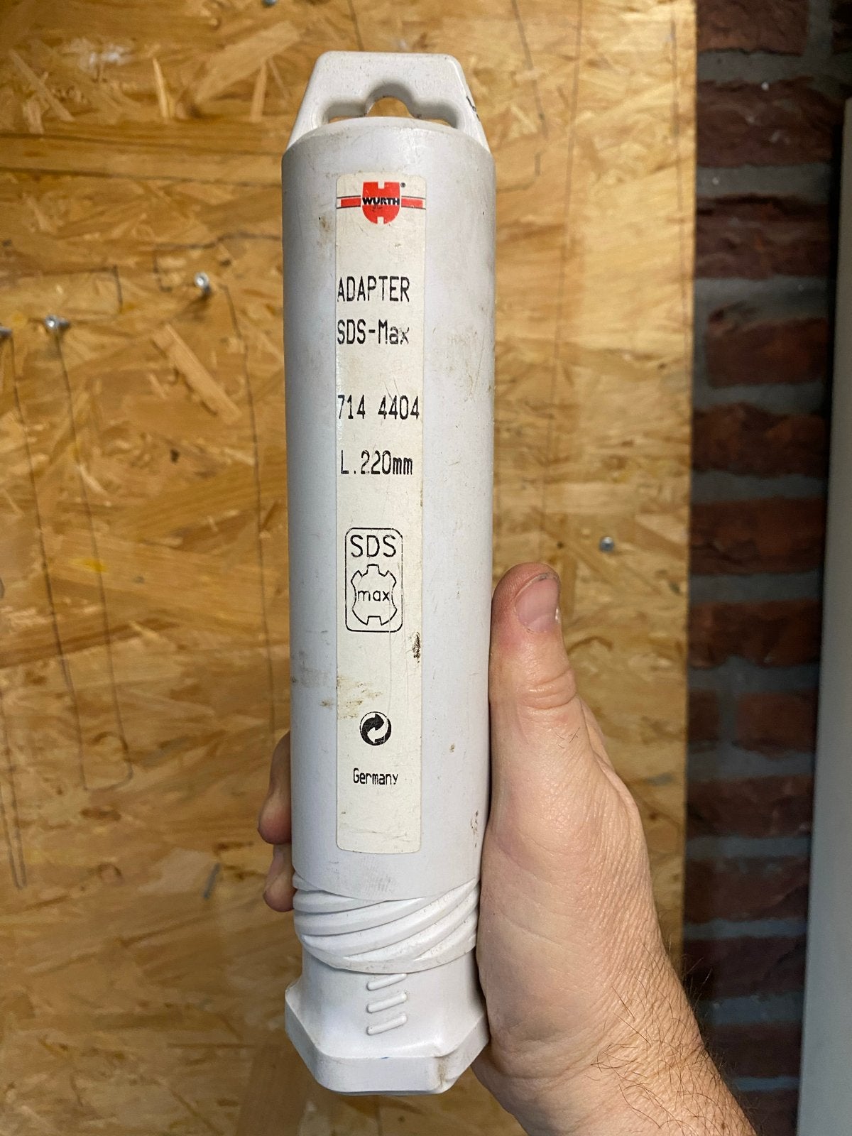 Würth SDS-plus naar SDS-max adapter 220mm, Ophalen of Verzenden, Nieuw
