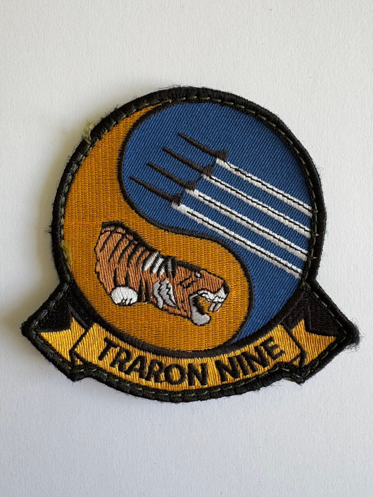 US Navy Traron Nine VT-9 patch, Ophalen of Verzenden, Marine, Amerika, Embleem of Badge
