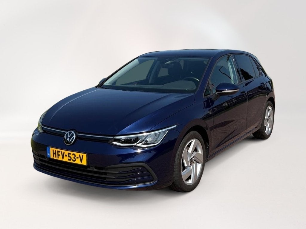 Volkswagen Golf 1.0 TSI 90pk 2021 Blauw, Voorwielaandrijving, 1160 kg, Stof, Euro 6