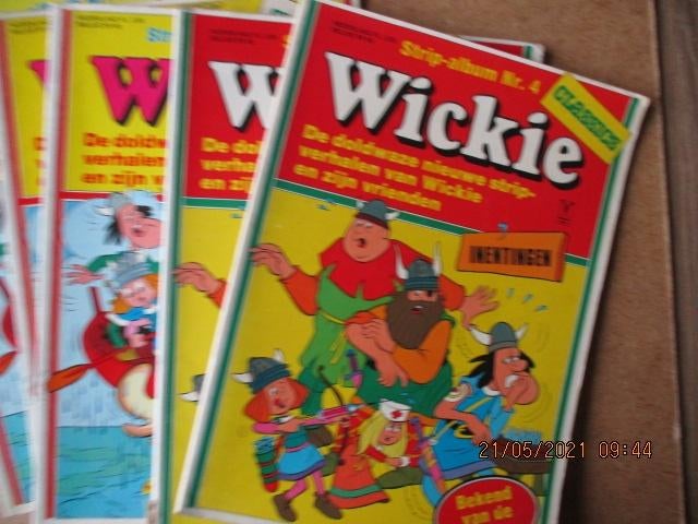 adv2490 wickie, Boeken, Stripboeken, Eén stripboek, Ophalen, Gelezen