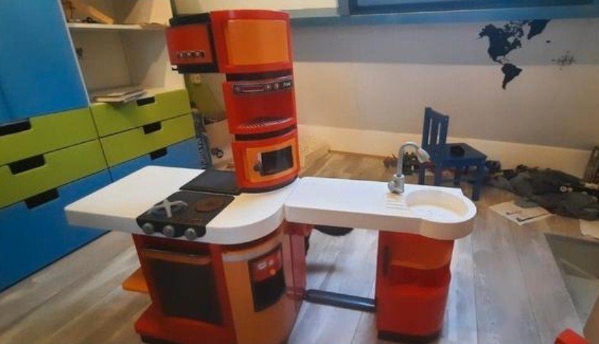 Grote speelkeuken met oven en kookplaat van Smoby, Ophalen, Gebruikt