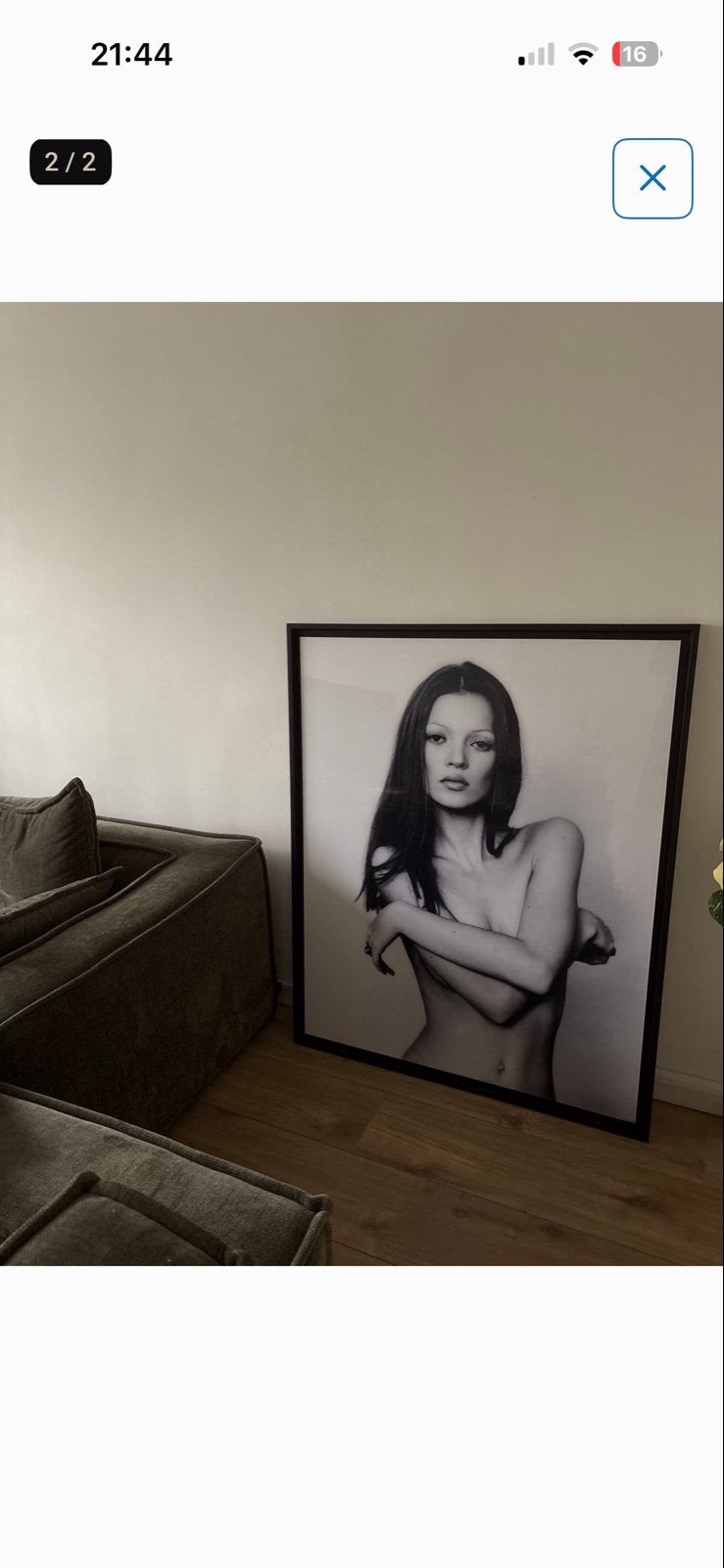 Haddi Michel - 'Love Me Sweet' - YellowKorner Kate Moss, Ophalen, Foto, Fotografie, Ingelijst