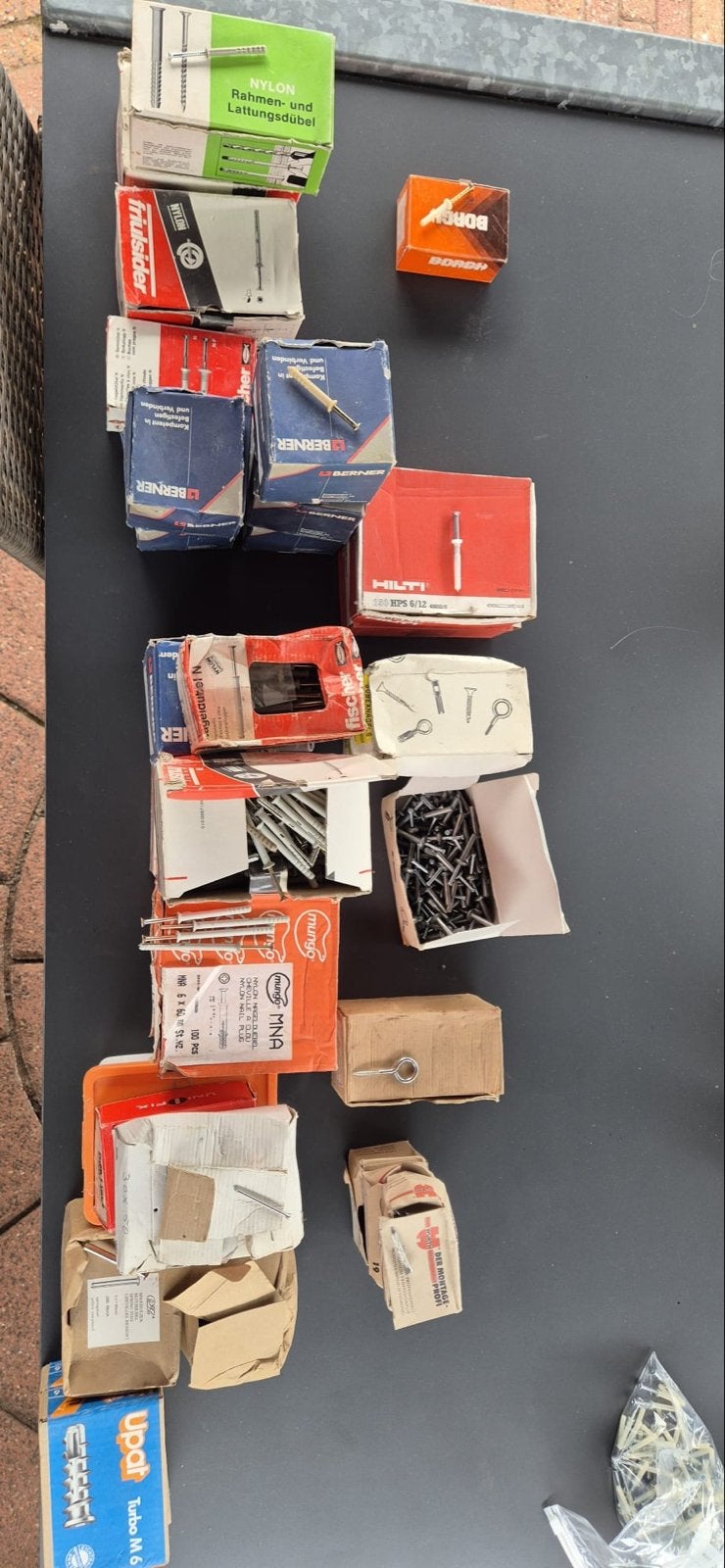 Grote partij schroeven, pluggen en spijkers, Ophalen, Gebruikt, 50 tot 100 mm, Overige typen