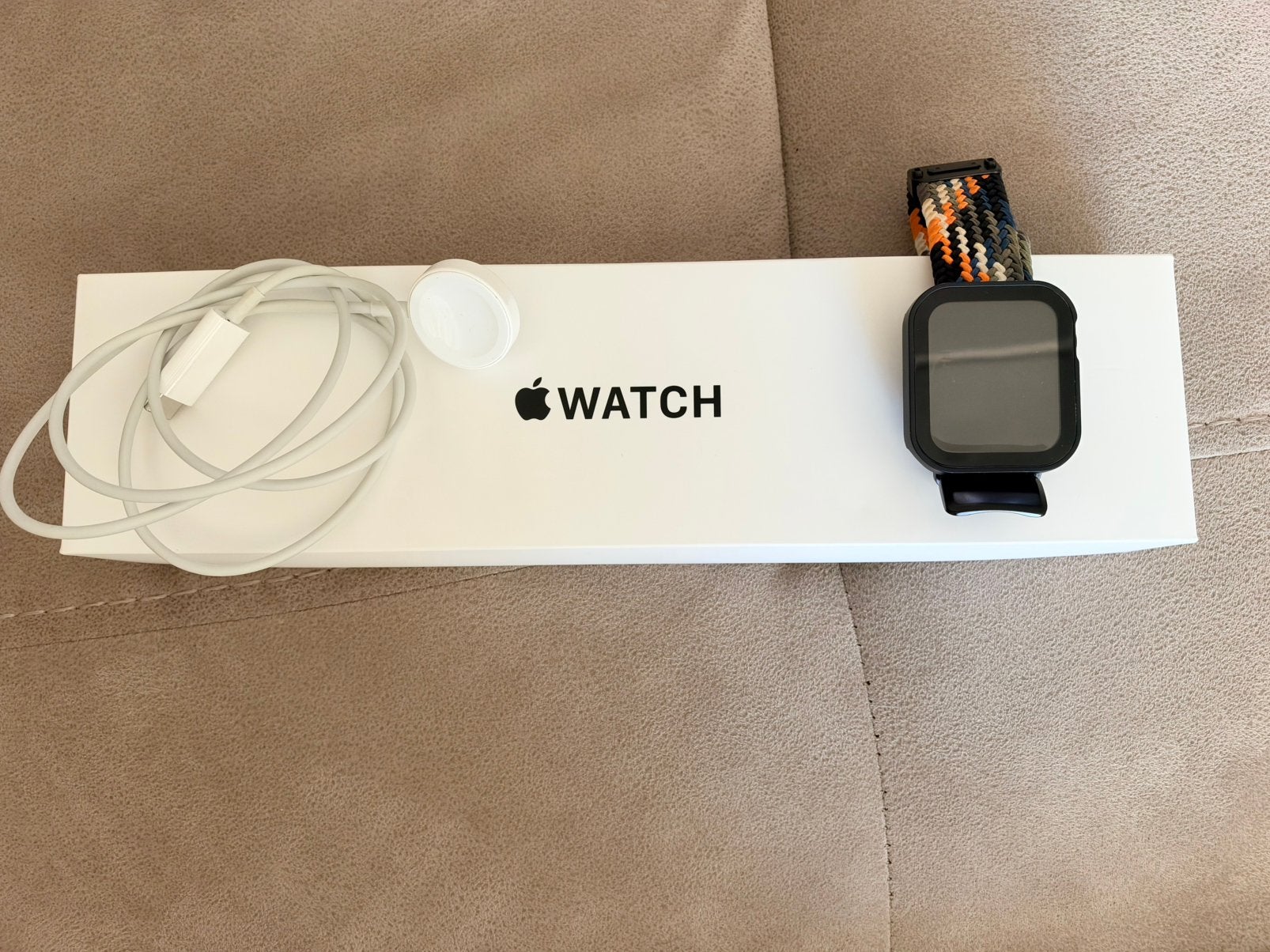 Apple Watch SE 44mm 2nd Gen, Gebruikt, Zwart, IOS, Stappen