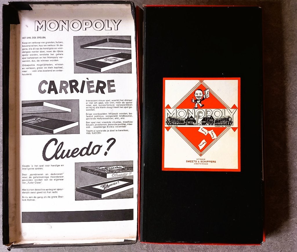 [S-12] Authentieke Vintage Monopoly Patent 453689 - €10 (BG), Ophalen