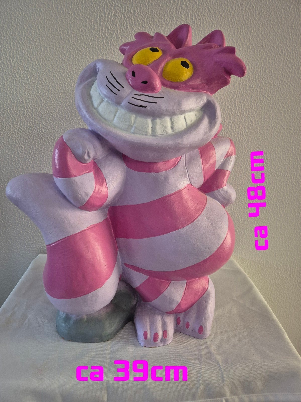 Grote Cheshire Kat Beeld - Alice in Wonderland Decoratie, Ophalen, Gebruikt