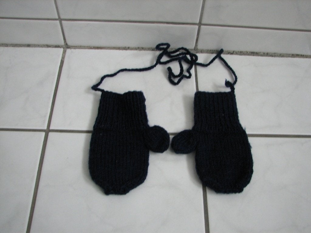 Gebreide kinderwanten, Ophalen of Verzenden, Gebruikt, Jongen of Meisje, Handschoenen