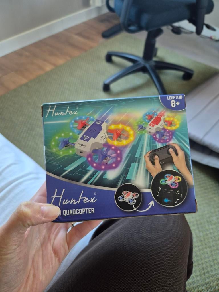 Huntex mini quadcopter kinderdrone, Ophalen of Verzenden