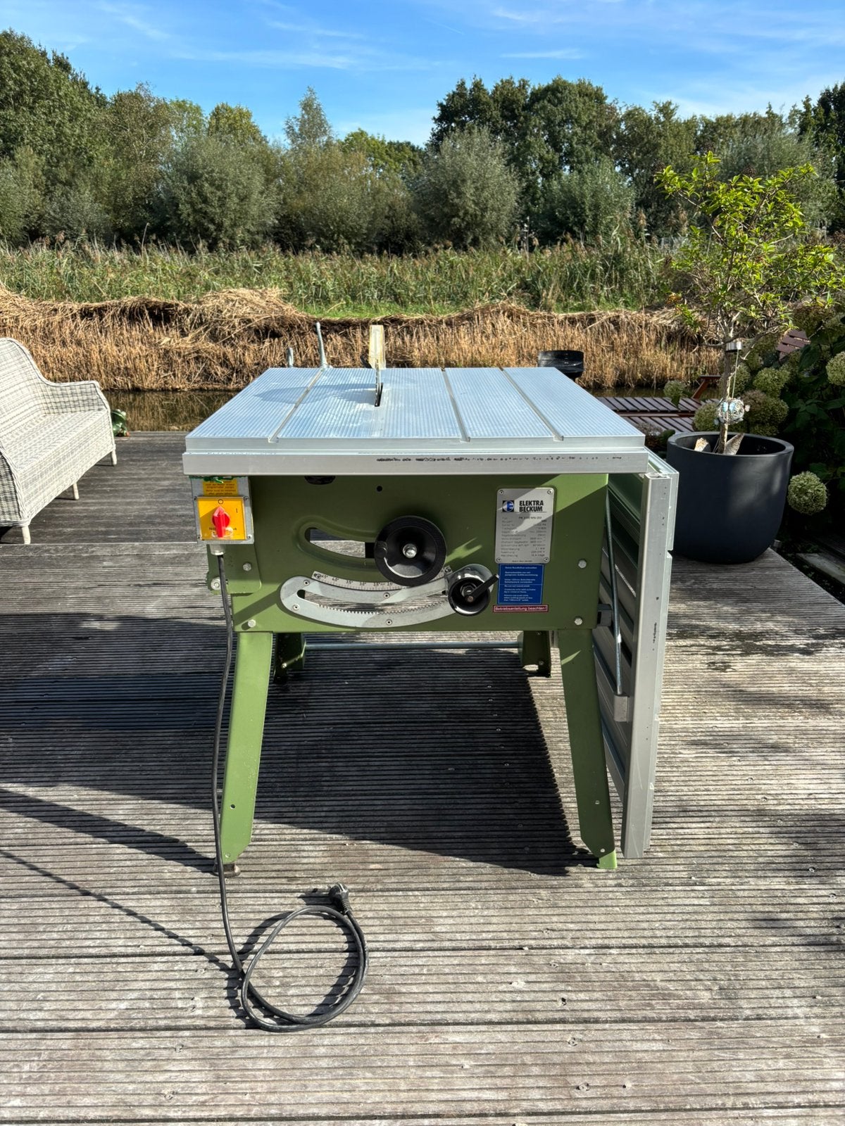Precisie Cirkelzaag - Elektra Beckum - PK 250 / PK 3100 WN, Ophalen