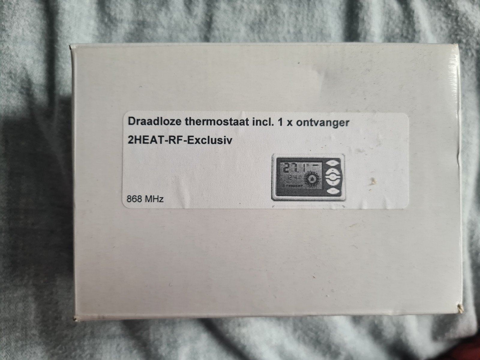 Draadloze thermostaat 2HEAT-RF-Exclusiv 868 MHz, Ophalen of Verzenden, Slimme thermostaat, Nieuw