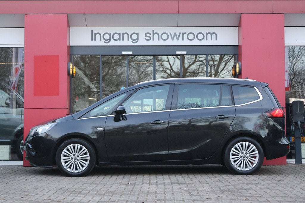 Opel Zafira Tourer 1.4 Edition 7-pers | Origineel NL | Cruis, Gebruikt, 4 cilinders, 7 stoelen, Zwart