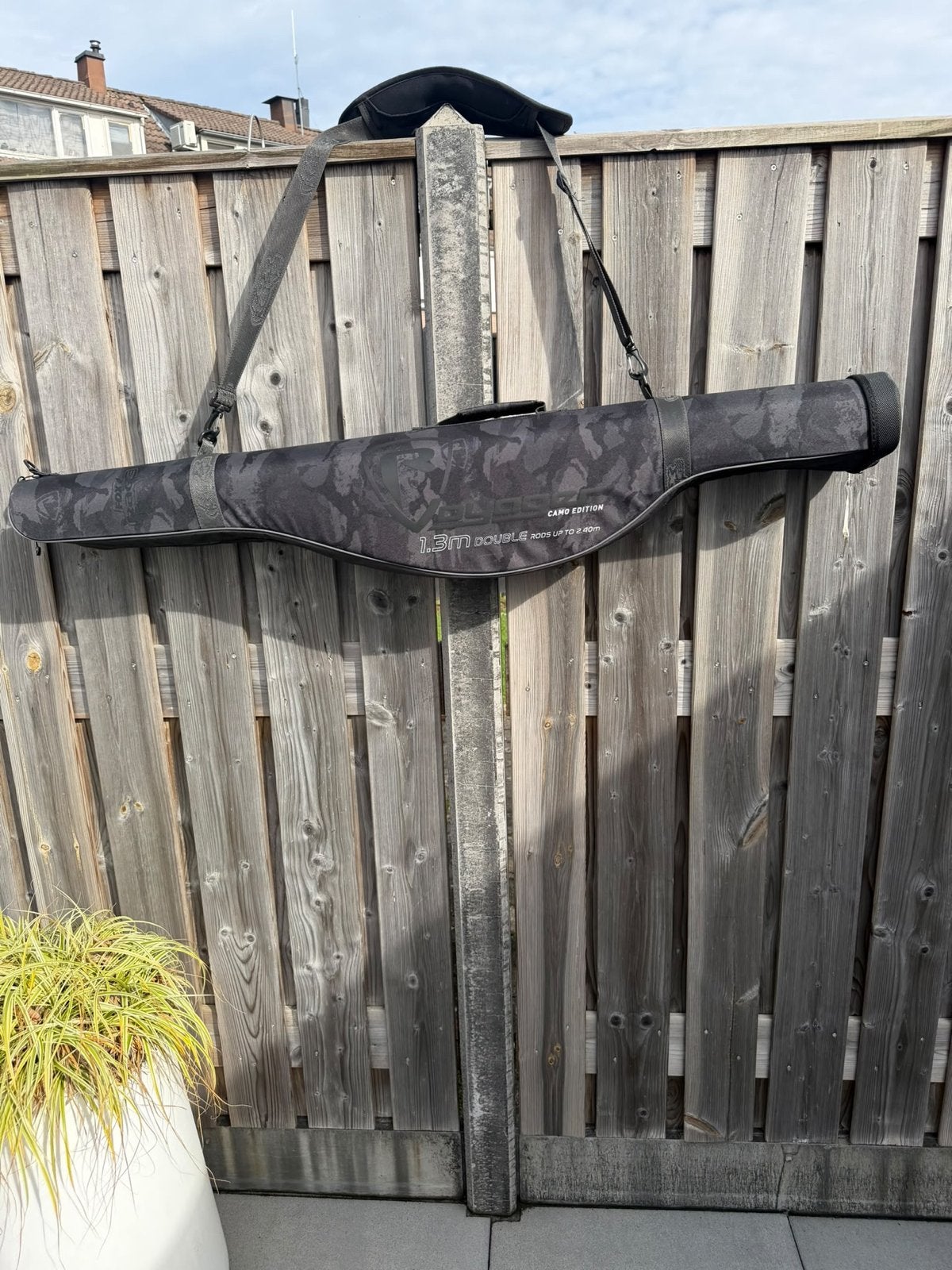 Foudraal 130 cm voor 2 opgetuigde hengels - Camo Edition, Ophalen, Nieuw, Koffer of Tas