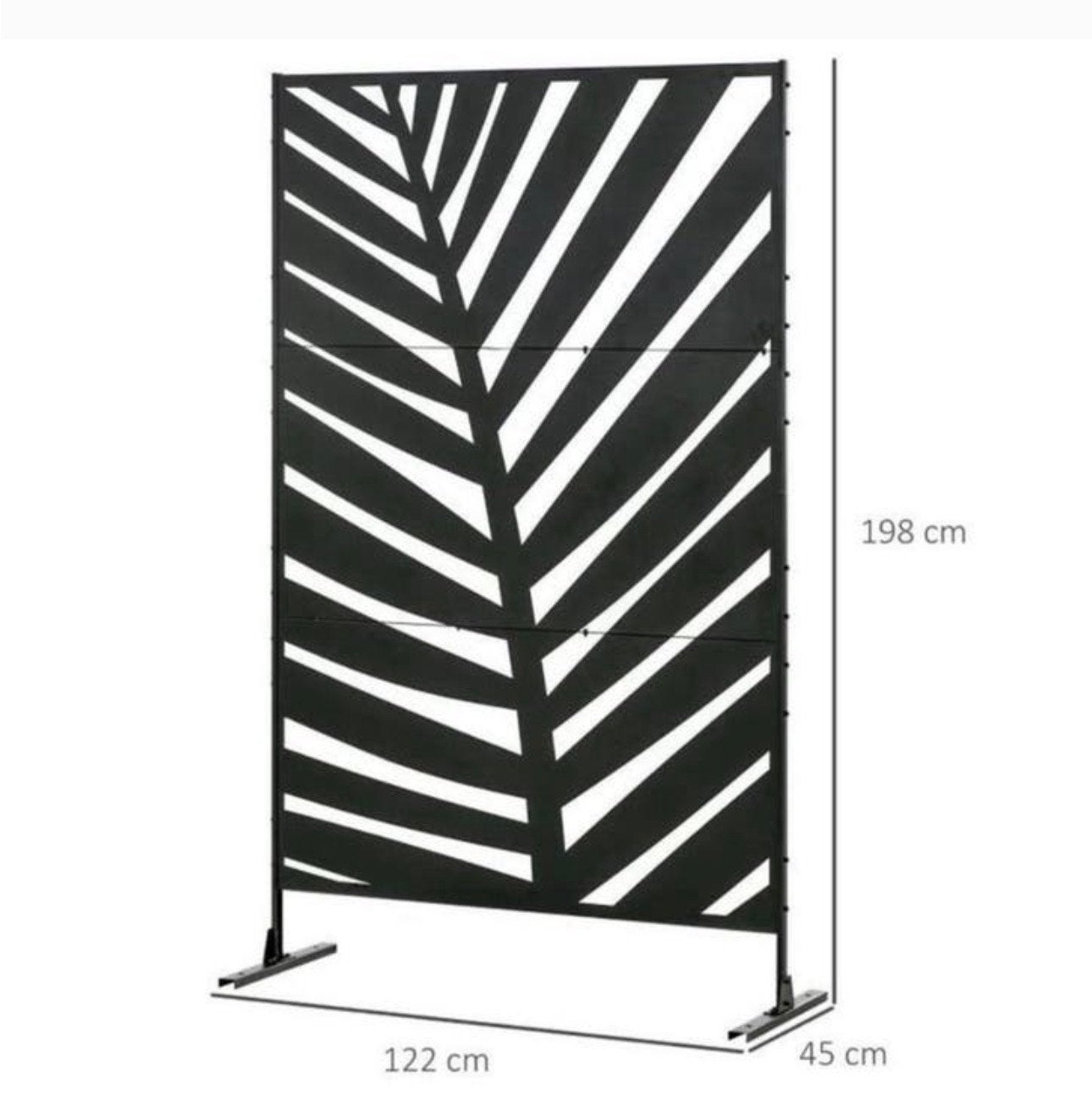 Decoratief kamerscherm/privacyscherm met bladmotief NIEUW, Tuin en Terras, Ophalen, 1 tot 2 meter, Nieuw, A