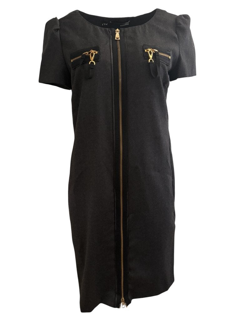 Love Moschino jurk S, Maat 38/40 (M), Zwart, Ophalen of Verzenden, Zo goed als nieuw