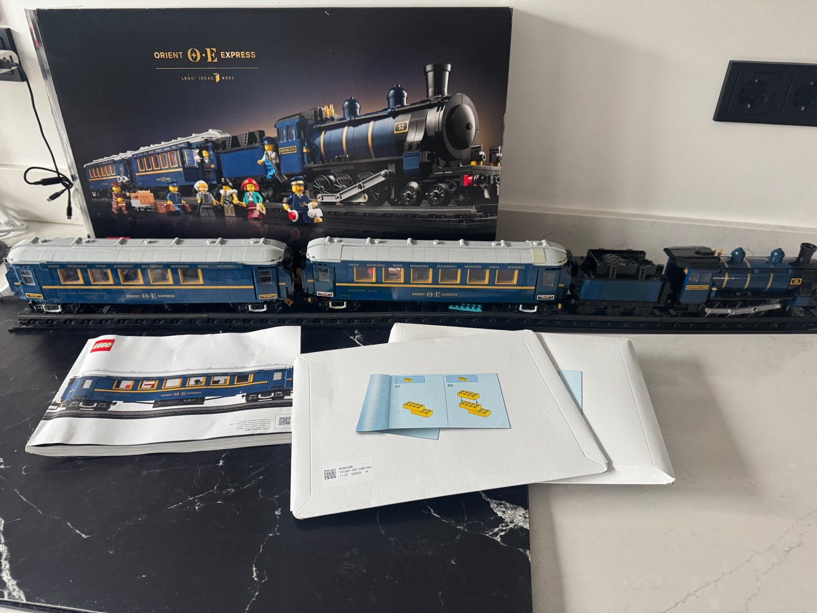 Lego Orient Express met verlichting 21344, Ophalen of Verzenden, Zo goed als nieuw