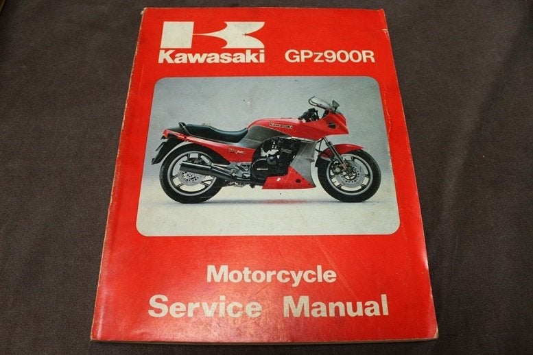 Kawasaki GPZ900 R 1984-1986 motorcycle service manual ZX900, Motoren, Handleidingen en Instructieboekjes, Ophalen of Verzenden