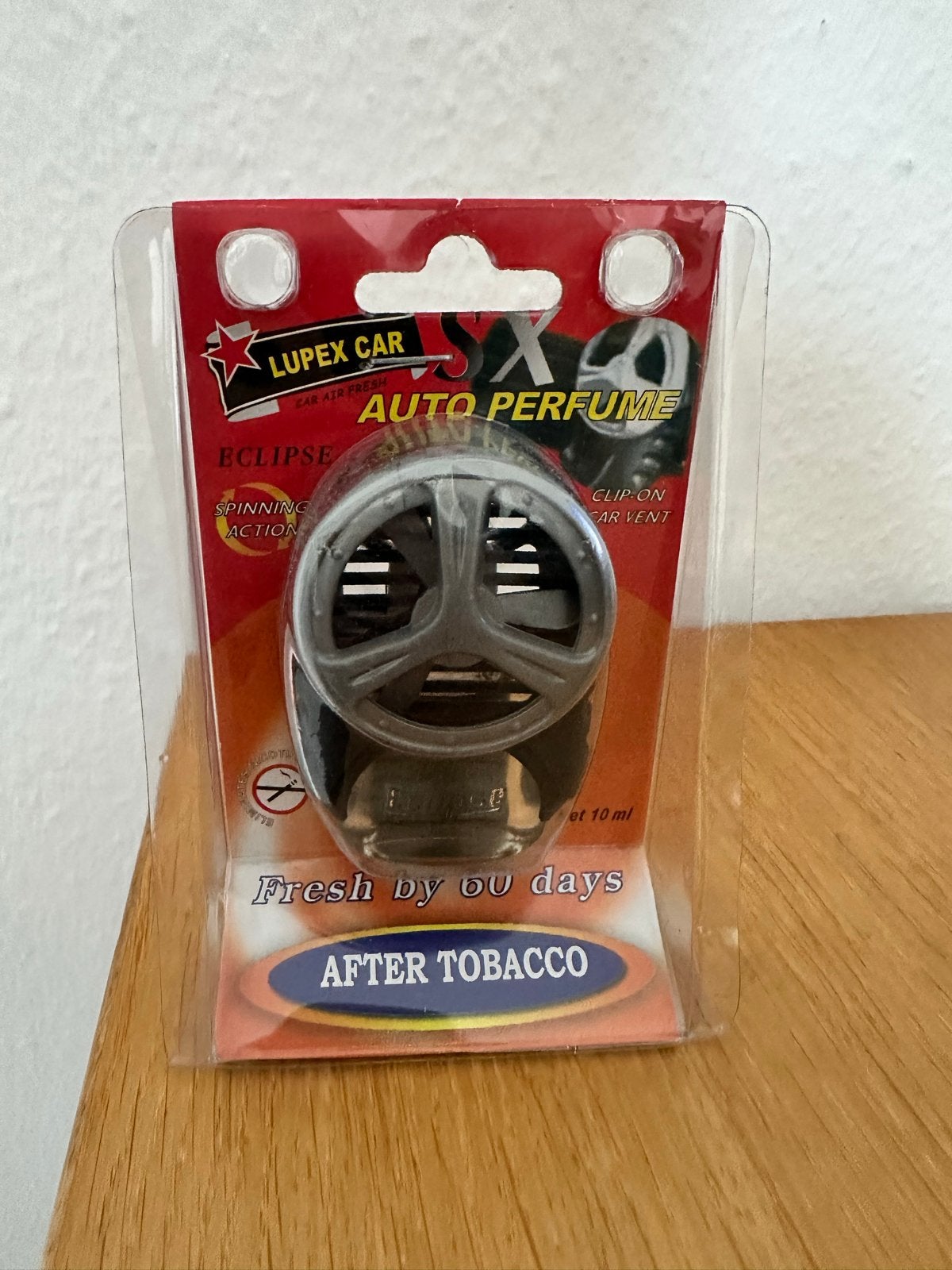 LUPEX CAR Auto Parfum ECLIPSE - After Tobacco, Ophalen of Verzenden, Nieuw