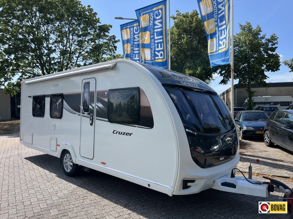 Sprite Cruzer 520 SR Mover Zakluifel Queensbed, Overige typen, Standaardzit, 5 tot 6 meter, Sprite