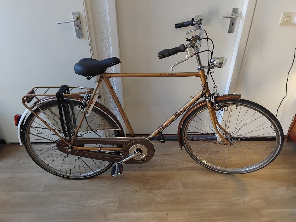 Gazelle Primeur 56 cm herenfiets., Gebruikt, Versnellingen, 53 tot 57 cm, Ophalen