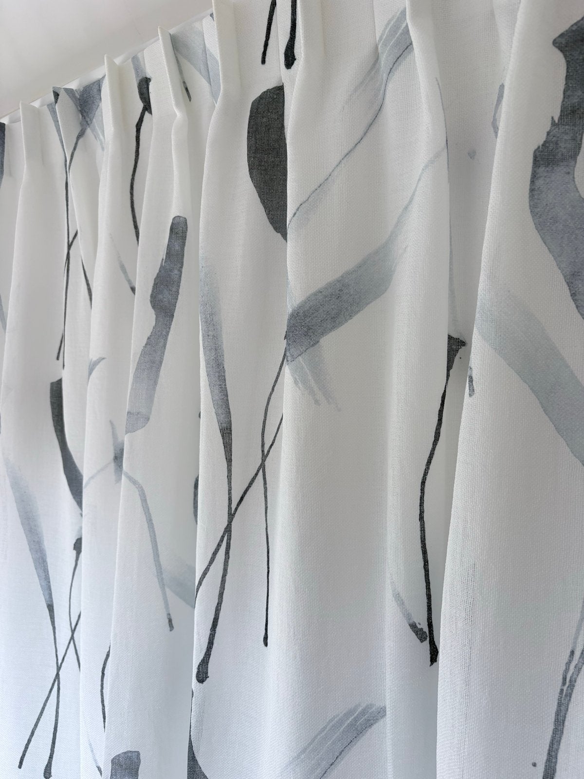 8335 Gordijn Inbetween met witte voering 260x152 cm hg, Ophalen of Verzenden, Gebruikt, Wit, Inbetween gordijn