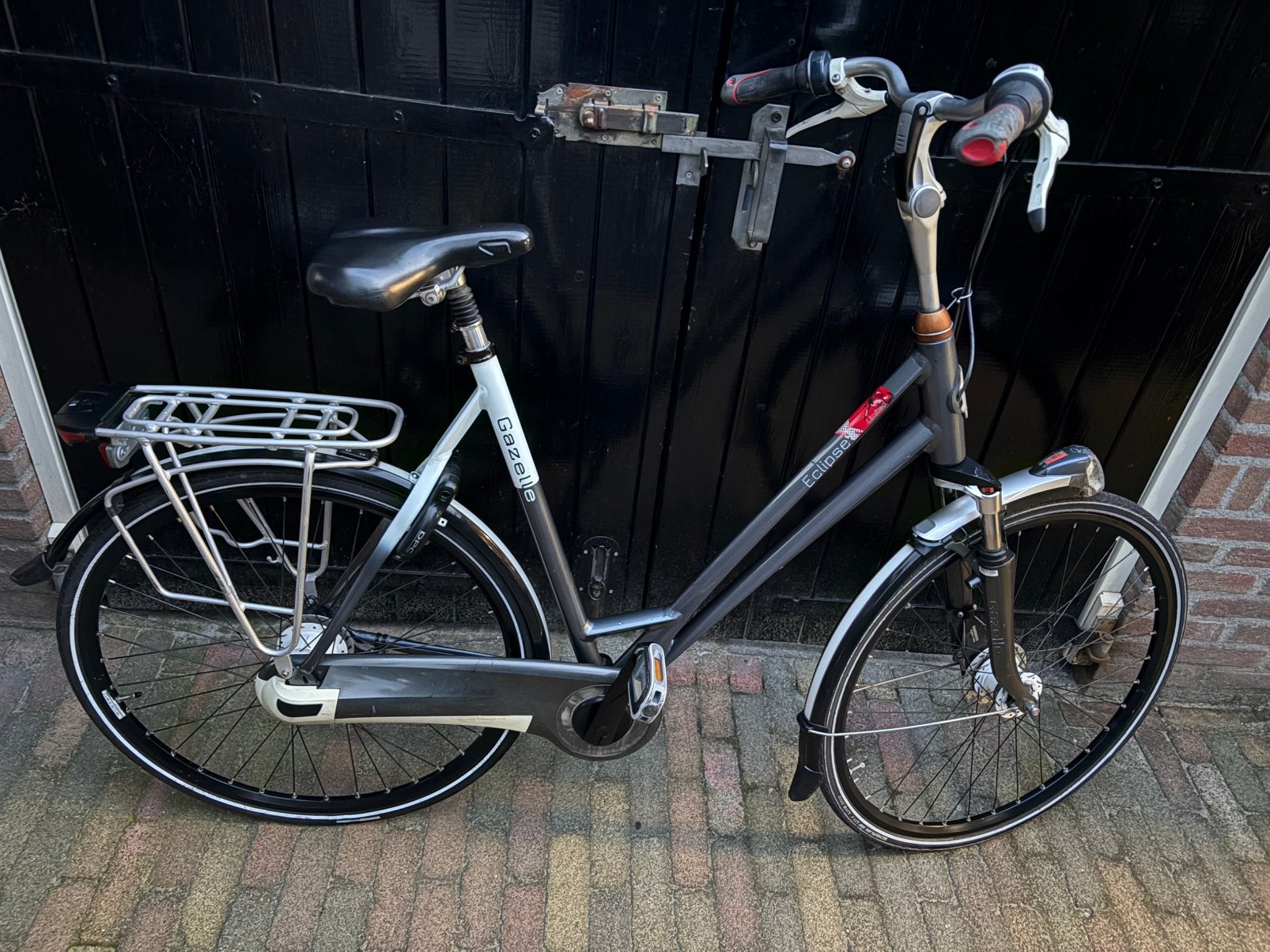 Gazelle eclips damesfiets met D61 frame hoogte, Fietsen en Brommers, Fietsen | Dames | Damesfietsen, Ophalen, Versnellingen, 56 cm of meer