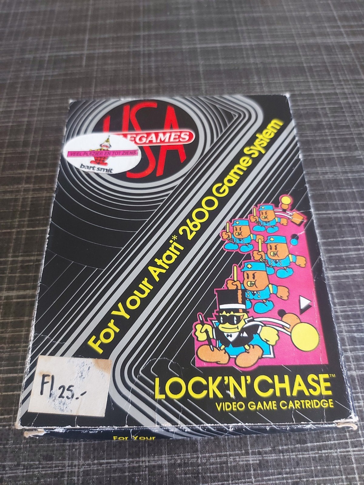 Lock 'N' Chase - Atari 2600 Game System (TeleGames USA), Ophalen of Verzenden, Gebruikt, Avontuur en Actie, Atari 2600