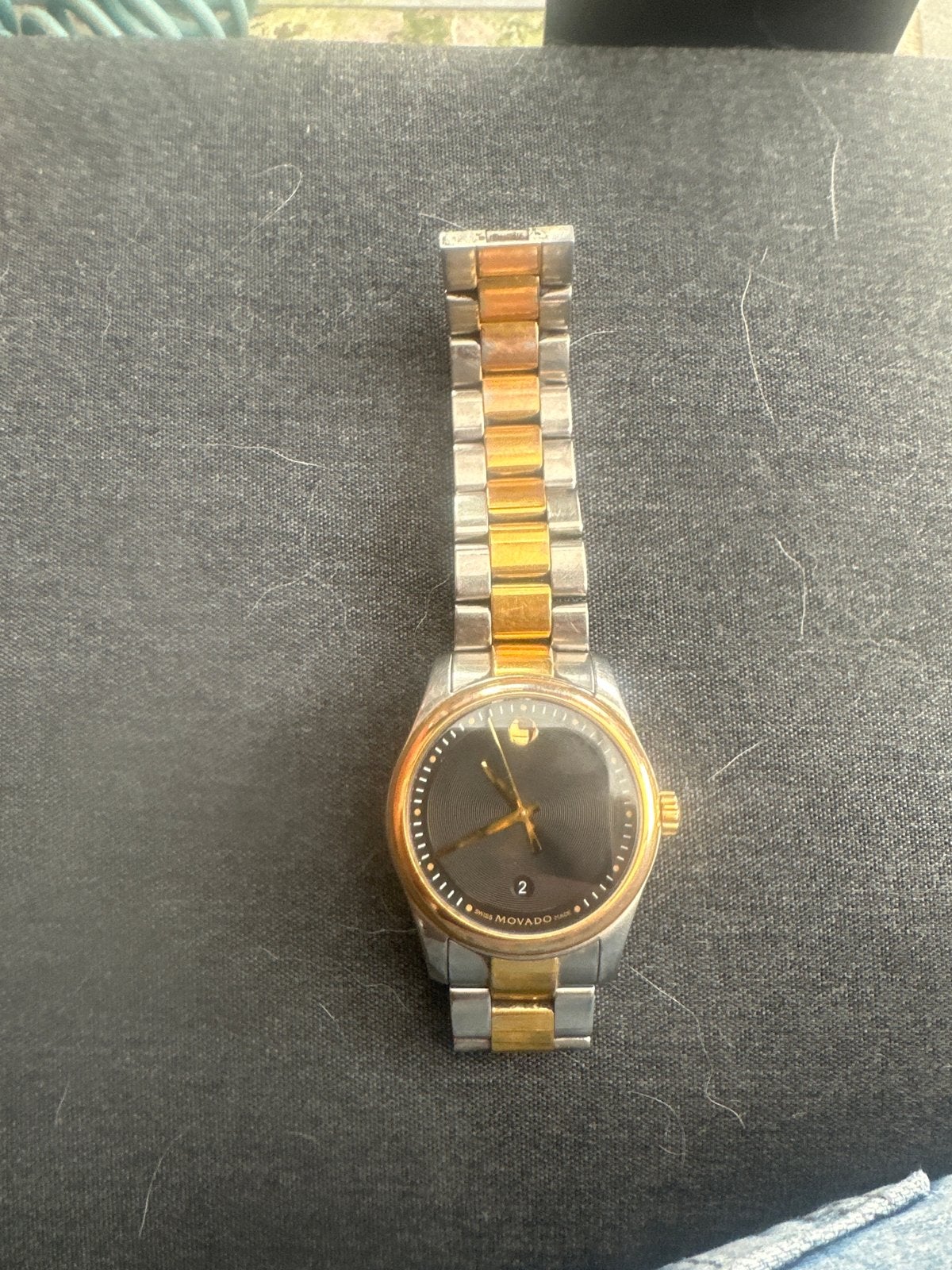 Movado Sportivo Herenhorloge - Tweekleurig Staal, Gebruikt, Staal, Polshorloge, Ophalen