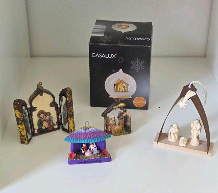 Diverse kleine kerststalletjes en kerstgroepjes, Diversen, Kerst, Ophalen of Verzenden, Zo goed als nieuw