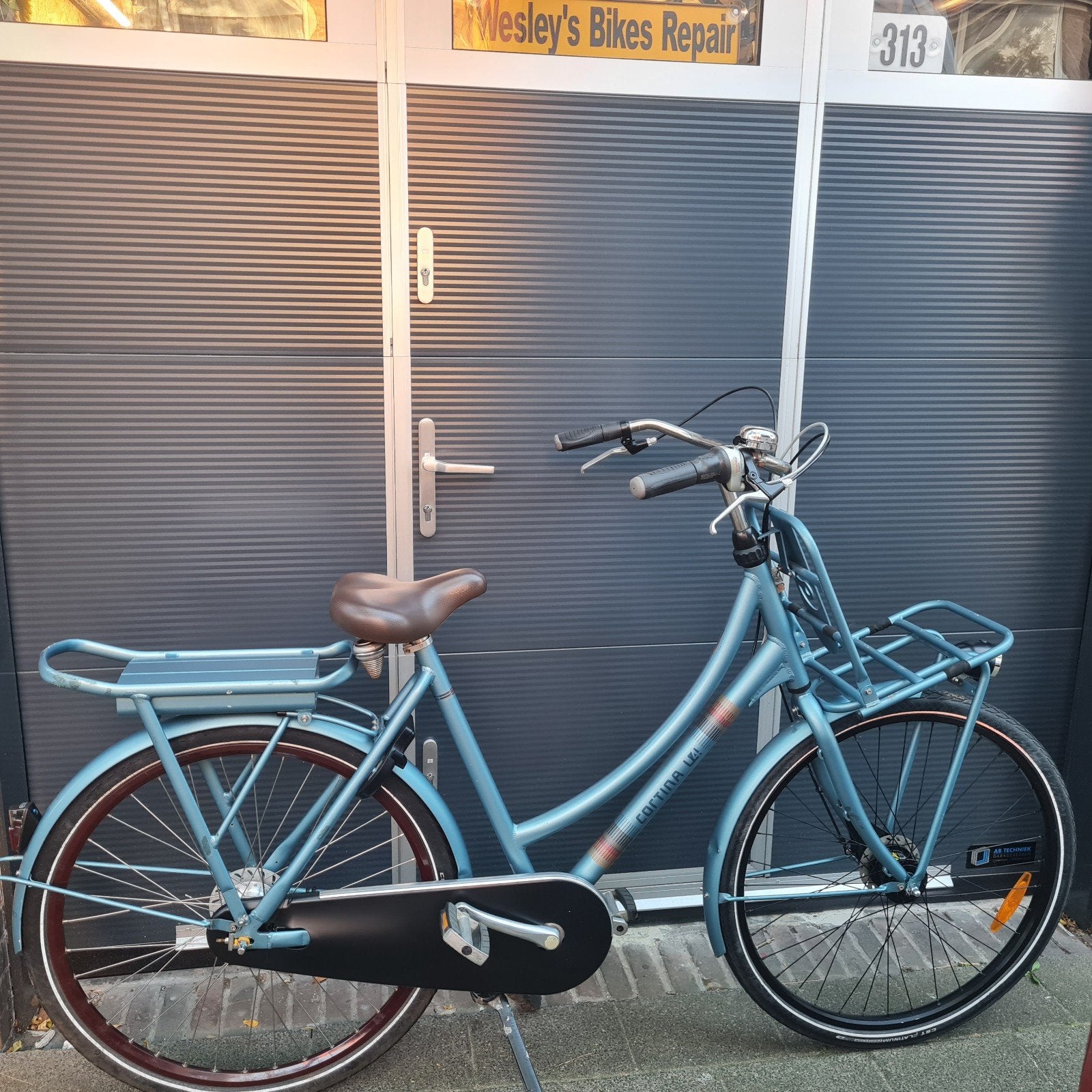 Nette Cortina U4 Transport 57cm/7versn/handrem/Batterij verl, Ophalen, 56 cm of meer, Zo goed als nieuw, Cortina
