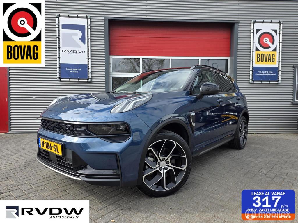 Lynk & Co 01 -1.5 261PK Plug-in✅BLACK✅Trekhaak✅27.000, 1800 kg, Euro 6, Blauw, 120 €/maand