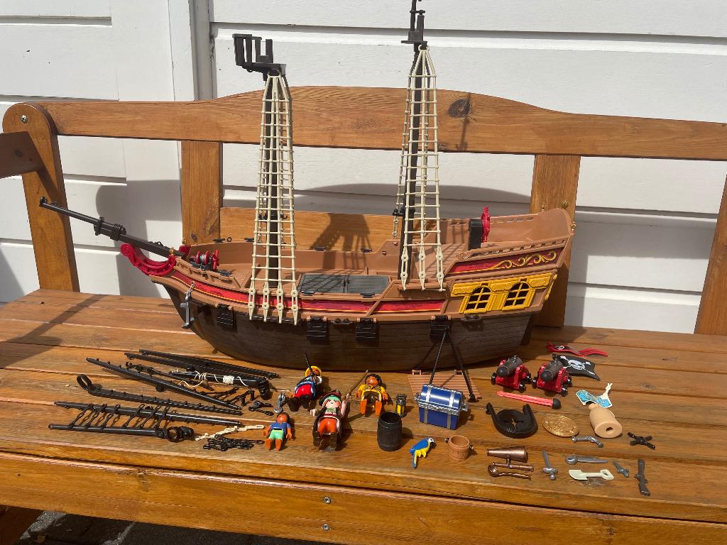 Playmobil piratenschip uit 2011 - 5135, Kinderen en Baby's, Speelgoed | Playmobil, Ophalen of Verzenden, Gebruikt