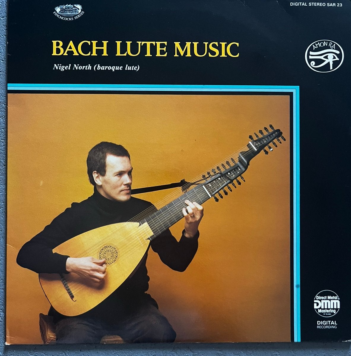 lp klassiek elpee vinyl Bach lute suites luit Nigel North, Ophalen, Overige typen, Zo goed als nieuw, 12 inch