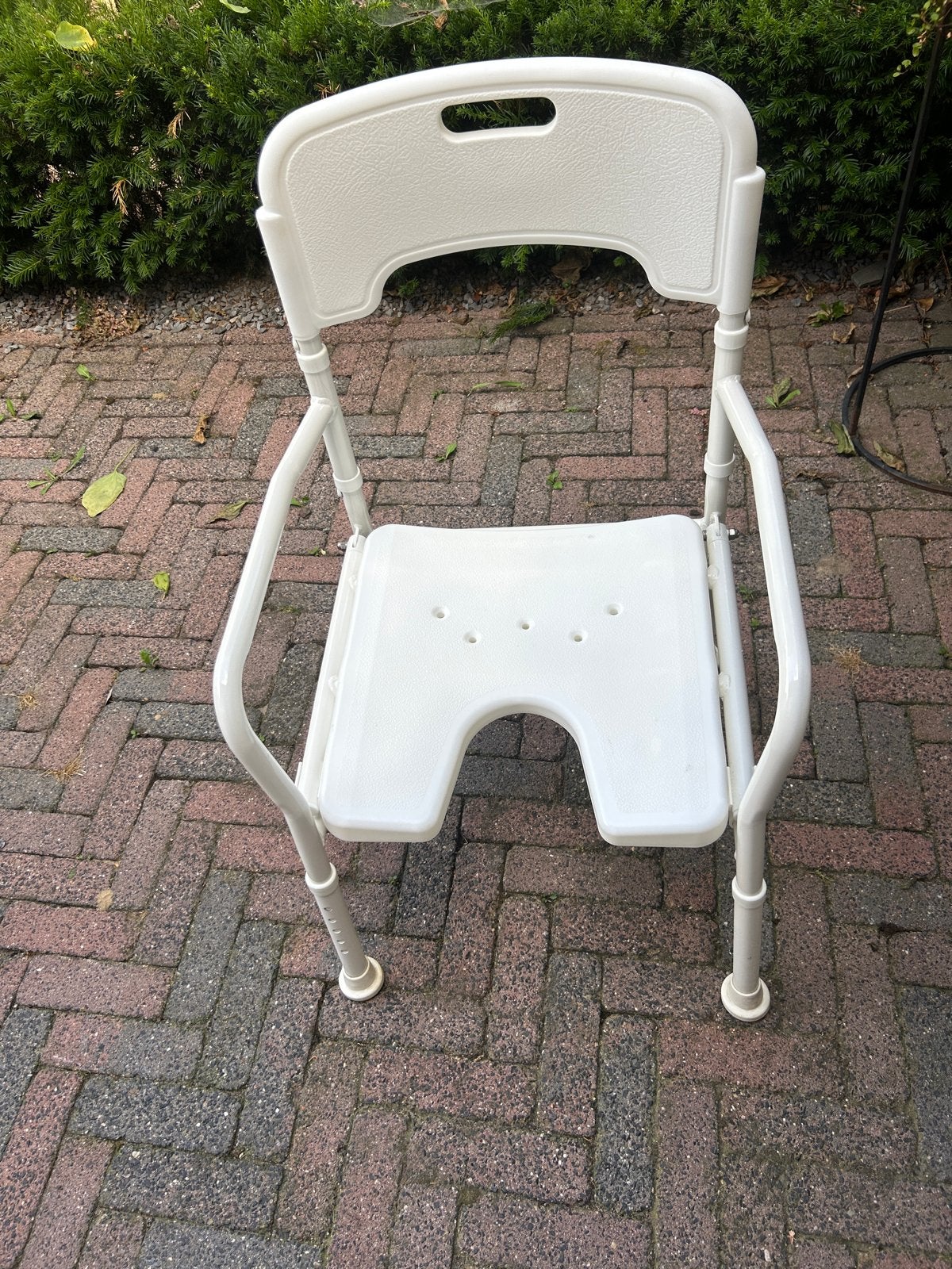 Douchestoel Douchestoel makkelijk in hoogte verstelbaar, Ophalen of Verzenden, Zo goed als nieuw
