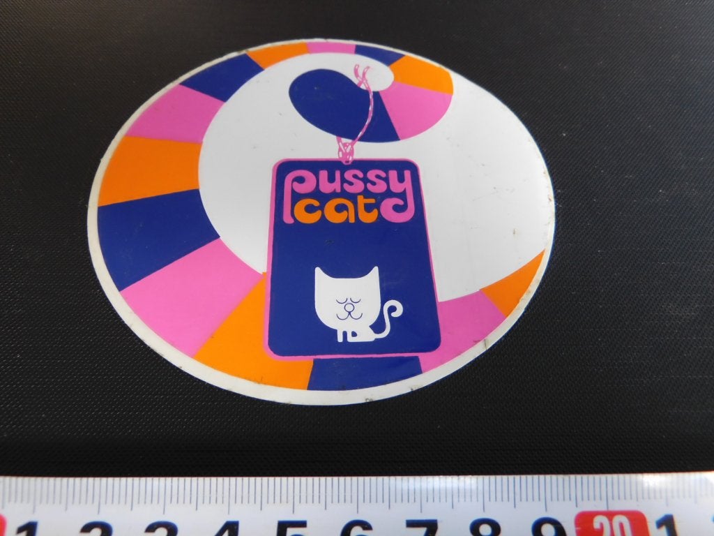 sticker kat logo PUSSYCAT PUSSY CAT, Ophalen, Zo goed als nieuw