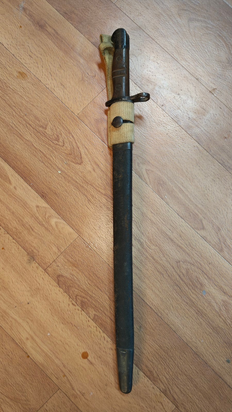 Remington 1913 bajonet voor Enfield geweer, Engels, Ophalen of Verzenden, Landmacht, Engeland, Mes of Dolk